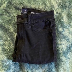 Black high rise skinny jeans